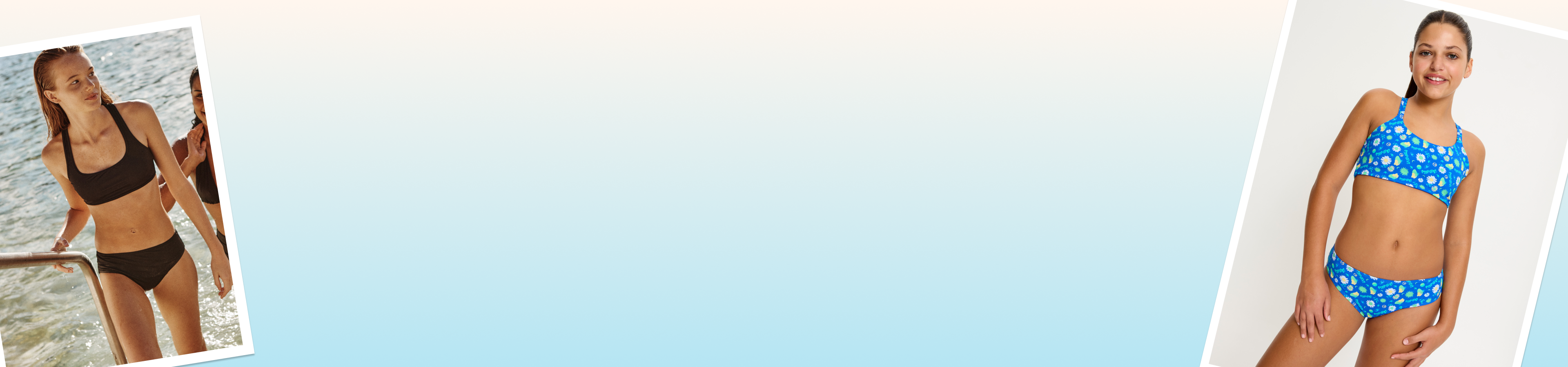 חלק תחתון בגד ים מחזור לנערות – לשחות בביטחון