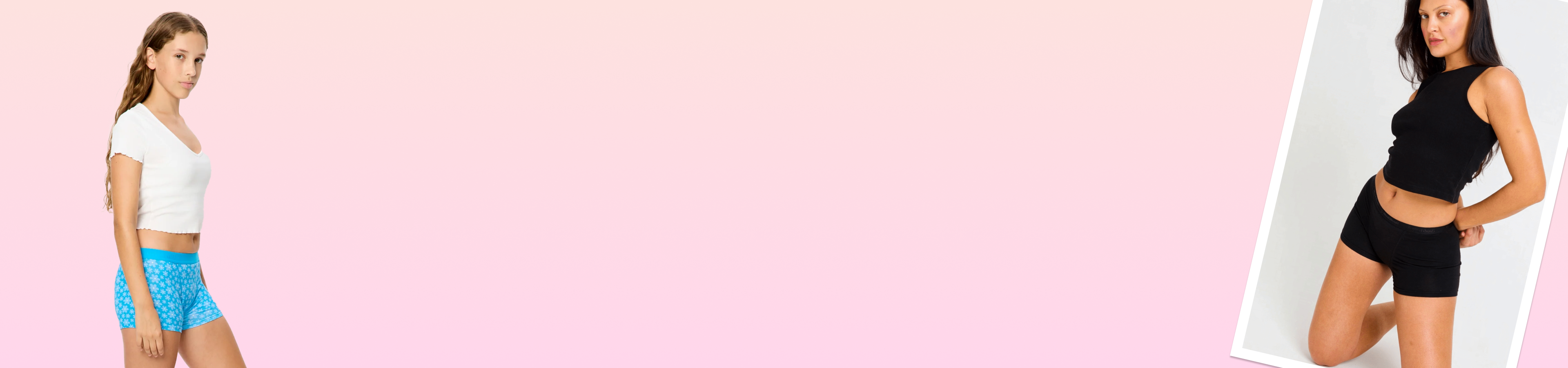 תחתוני בוקסר למחזור - גזרה נמוכה ונוחה Boyshort