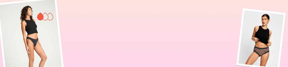 תחתוני ספיגה קלה - תחליף לתחתוניות לשימוש יומיומי