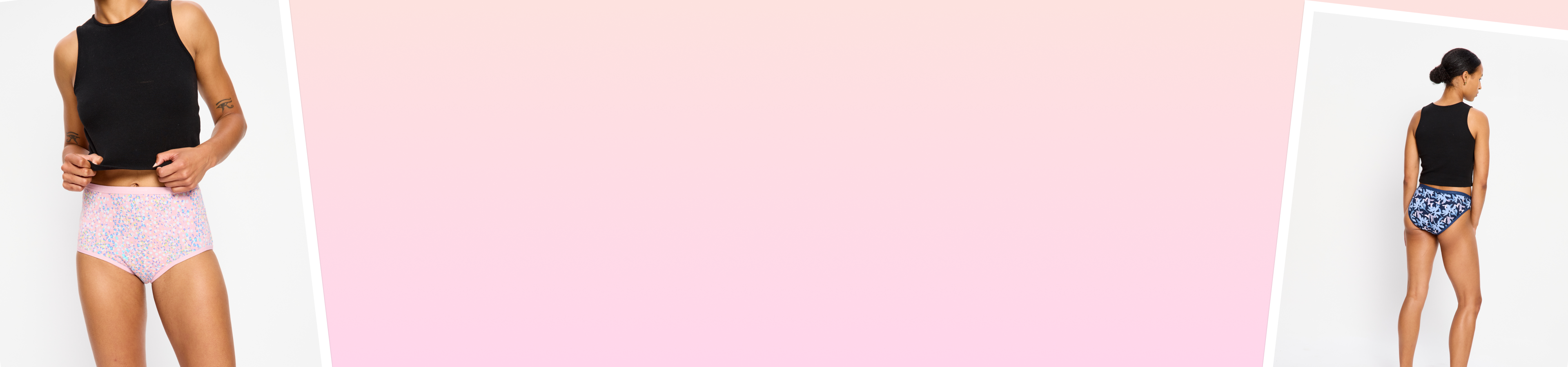 קולקציית Flore – תחתוני מחזור בהדפס פרחוני