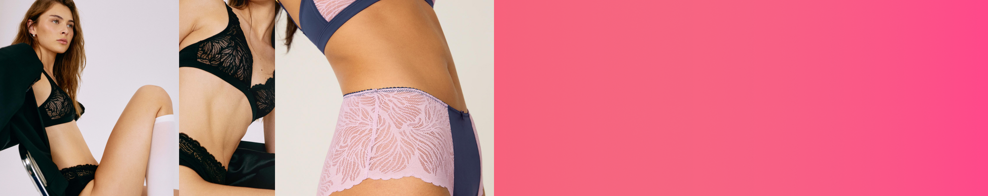 לנז'רי למחזור - סט תחתונים וחזייה מתחרה