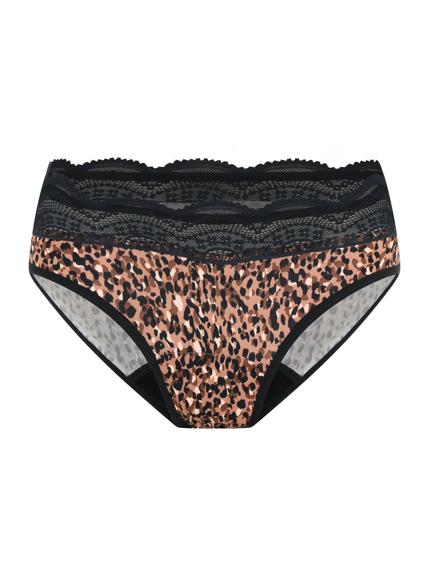 תחתונים למחזור דגם ביקיני סקסי בספיגה גבוהה, פקשוט מוצר נקי על רקע לבן