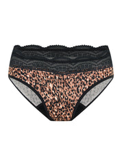 תחתונים למחזור דגם ביקיני סקסי בספיגה גבוהה, פקשוט מוצר נקי על רקע לבן