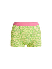 פקשוט של בוישורטס נערות - ספיגה סופר בצבע Floral Green על רקע נקי