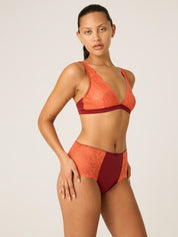 היפסטר סקסי Manon + ברלט Sylvie | צבע Bordeaux Red