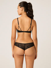 חוטיני Camille  + ברלט Sylvie | צבע Noir Black