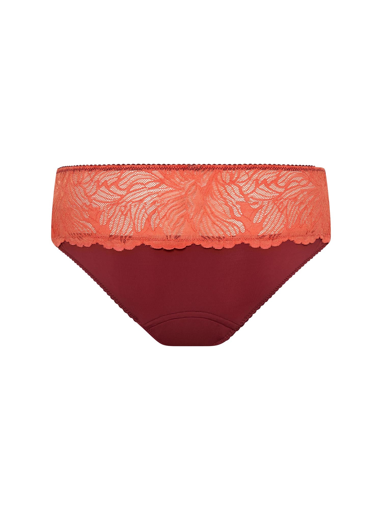 מידי בריף Ines פקשוט | צבע Bordeaux Red.