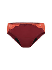 מידי בריף Ines פקשוט | צבע Bordeaux Red.
