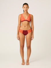 חוטיני Camille + ברלט Sylvie | צבע Bordeaux Red