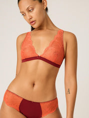 חוטיני Camille + ברלט Sylvie | צבע Bordeaux Red