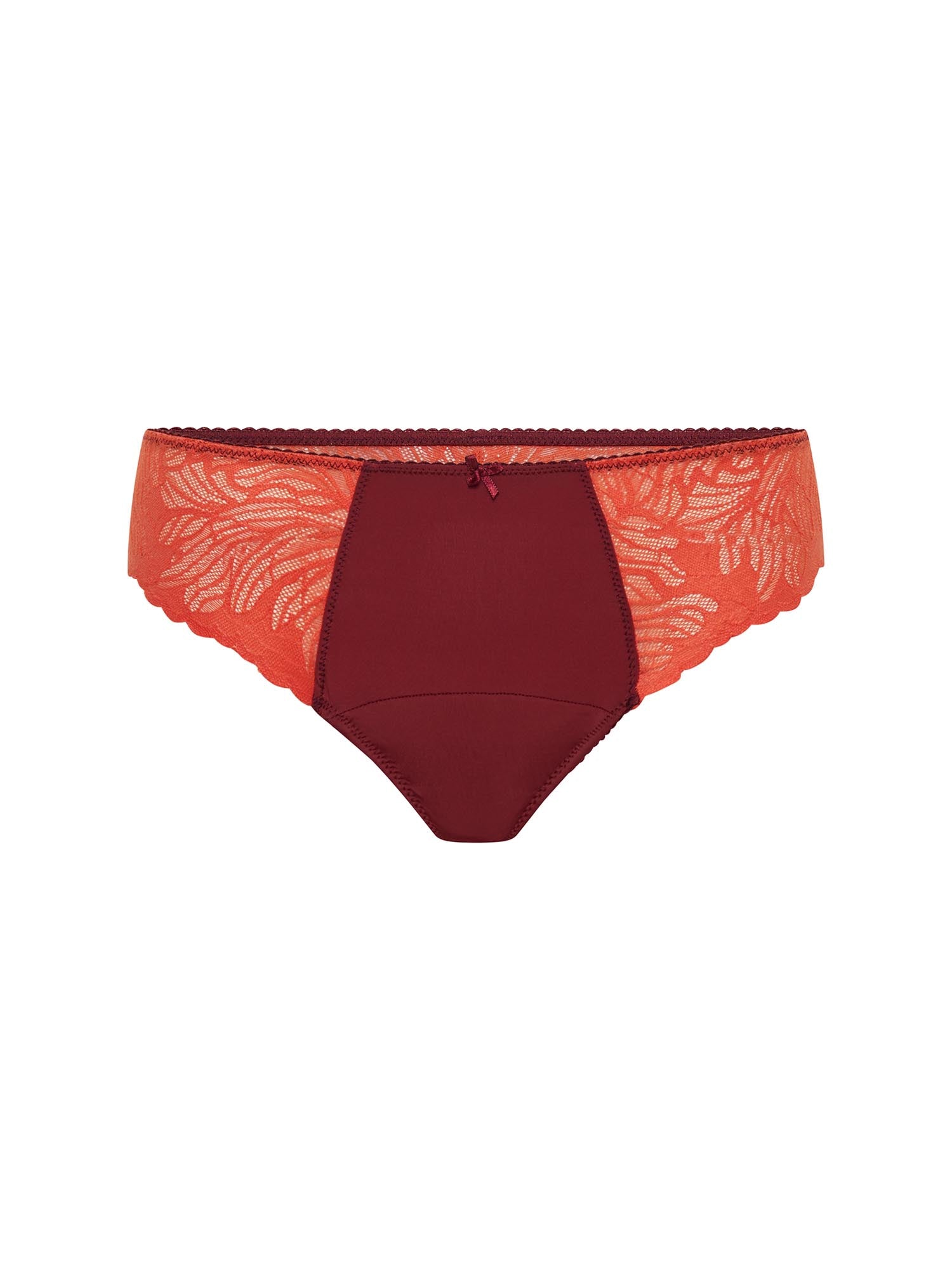 חוטיני Camille + ברלט Sylvie | צבע Bordeaux Red