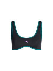 טופ בגד ים פומה X מודיבודי גזרת סקופ מבט מלפנים. פקשוט