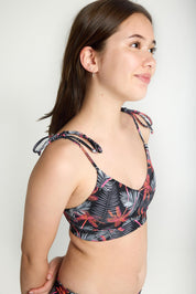 טופ בגד ים קשירה לנערות | אאוטלט