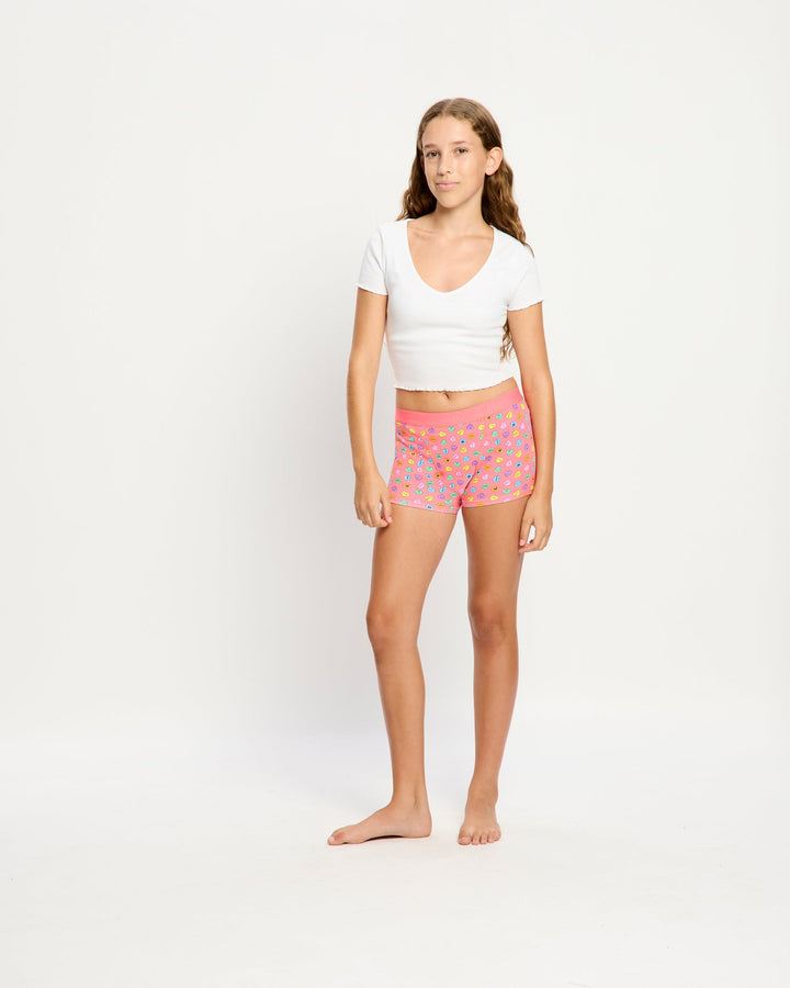 SmileyWorld® x Modibodi בוישורטס נערות - ספיגה גבוהה