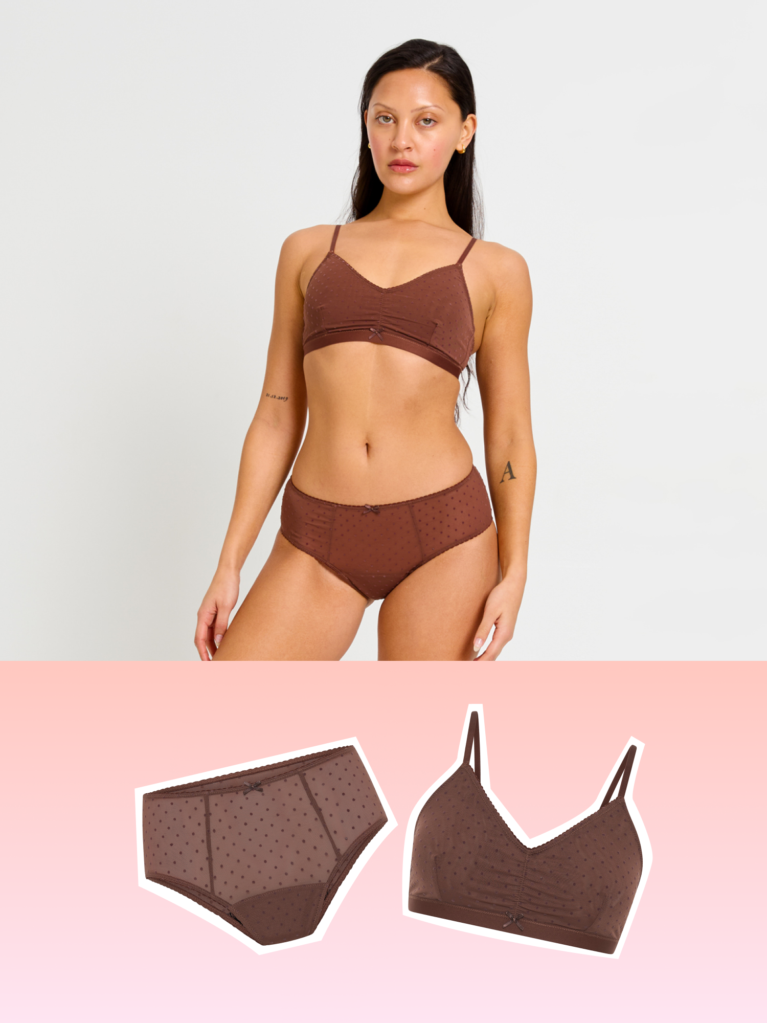 היפסטר סקסי + ברלט Boudoir. מידת הדוגמנית:S