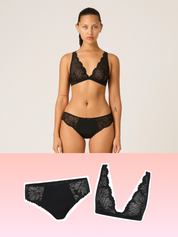 חוטיני Camille  + ברלט Sylvie | צבע Noir Black