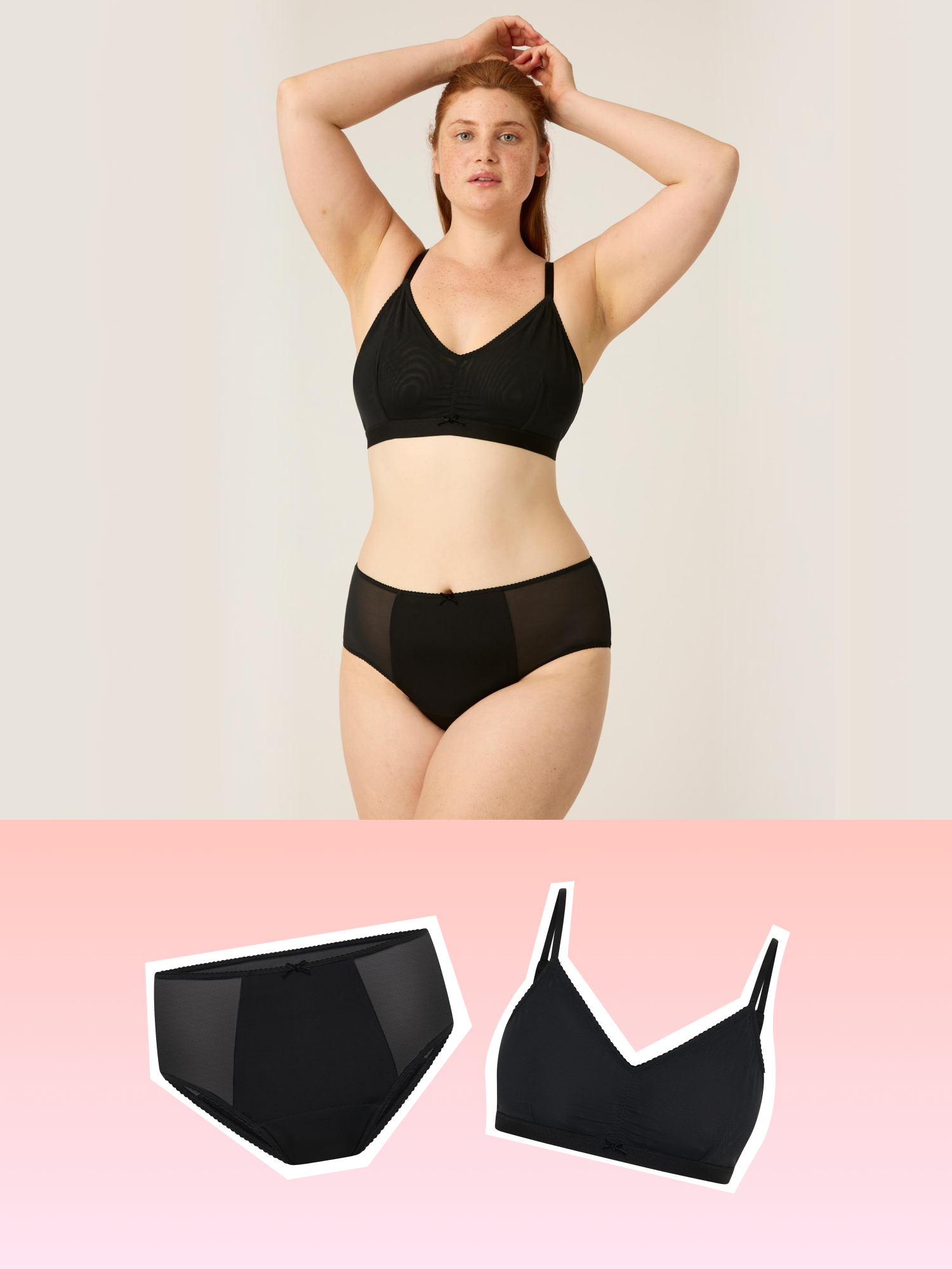 היפסטר סקסי Elena + ברלט Bianca. מידת הדוגמנית: XL