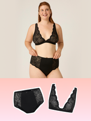 היפסטר סקסי Manon + ברלט Sylvie | צבע Noir Black